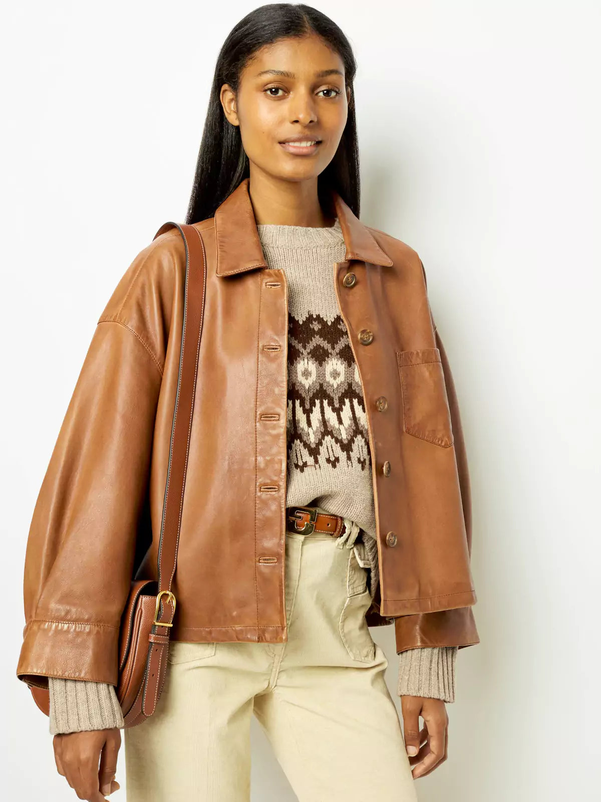 COMFORT AUTUMN LEATHER JACKET