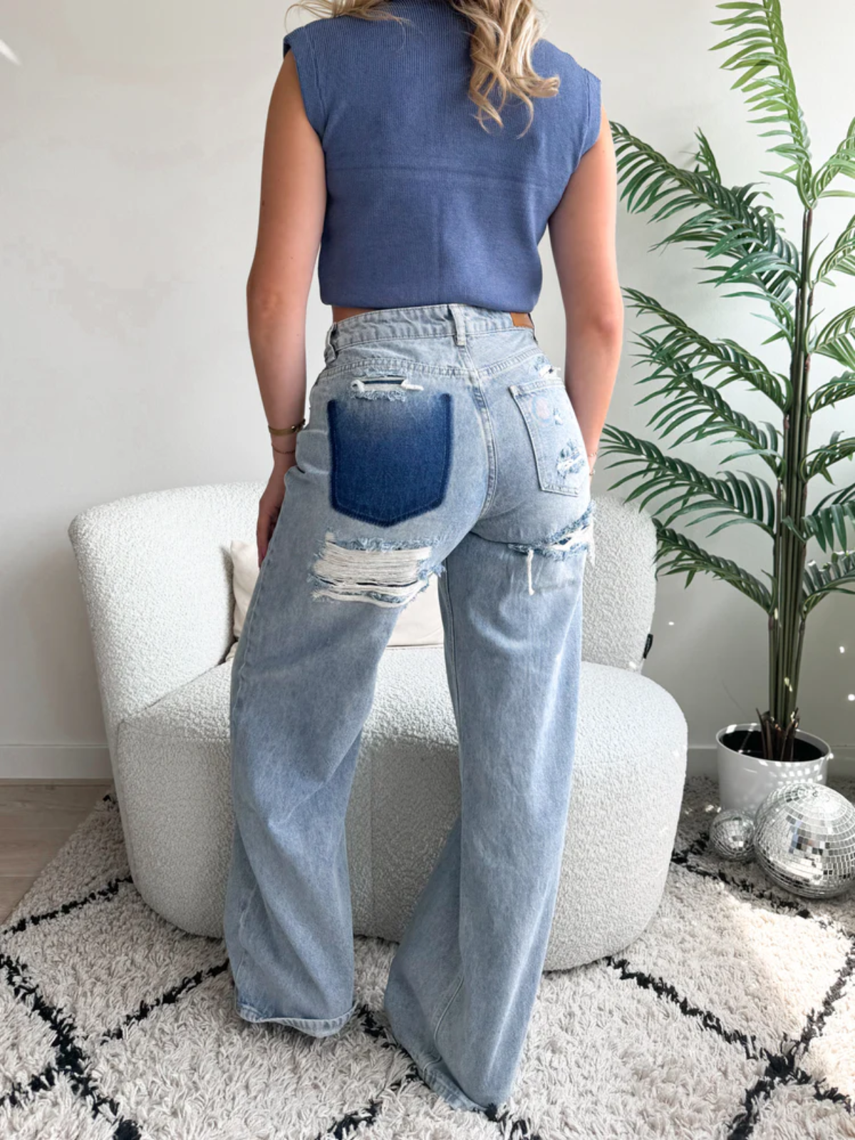 FAMOUS DENIM JEANS BLUE