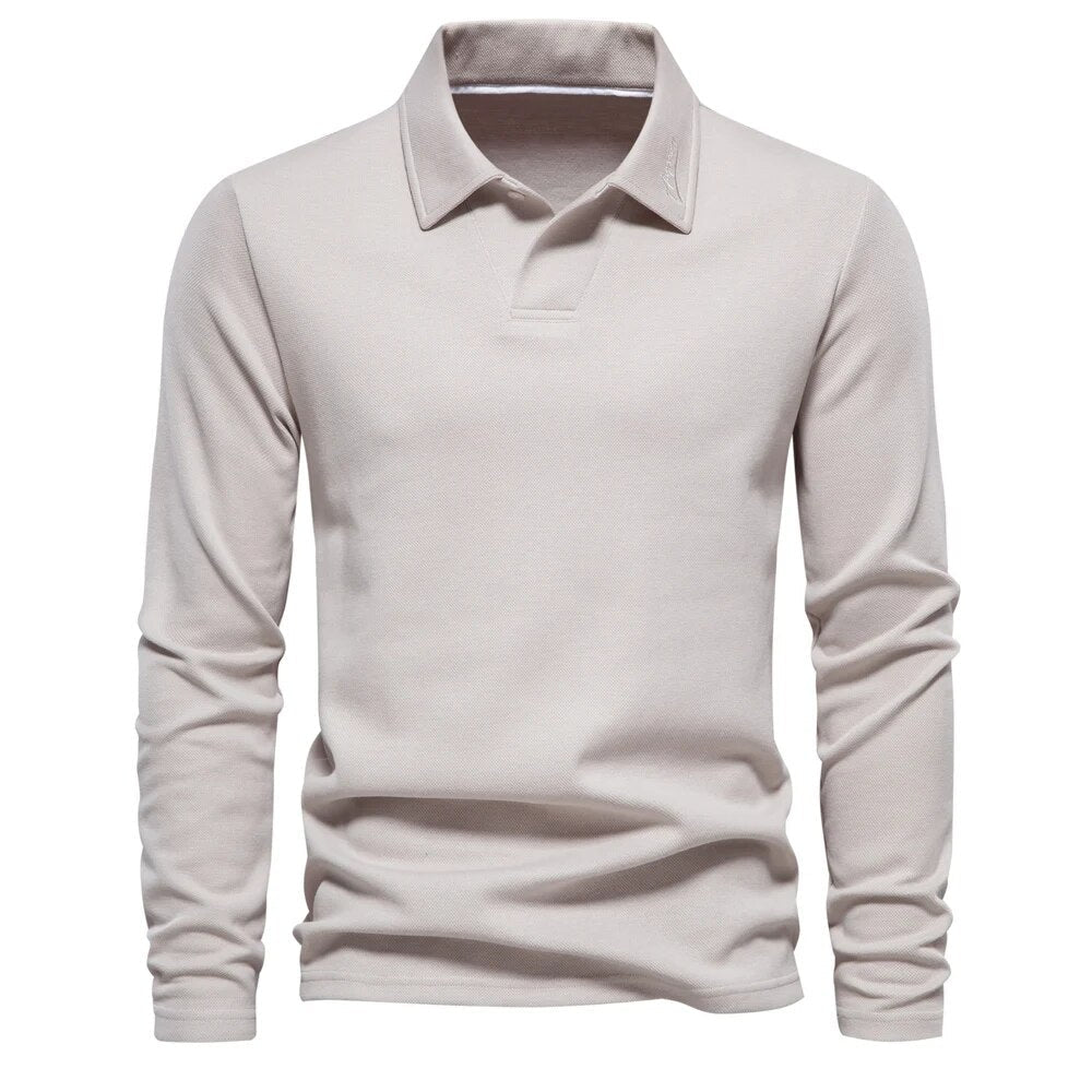 COMFORT STYLISH LONGSLEEVE POLO