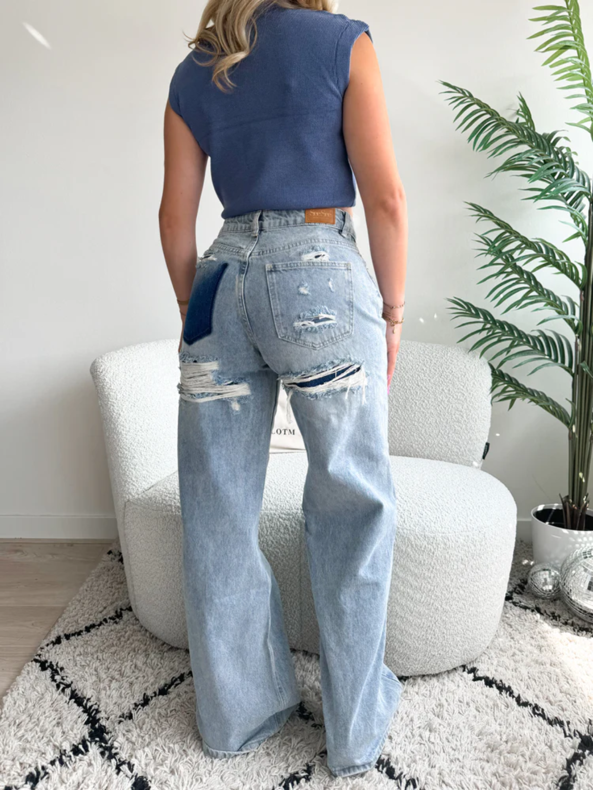 FAMOUS DENIM JEANS BLUE