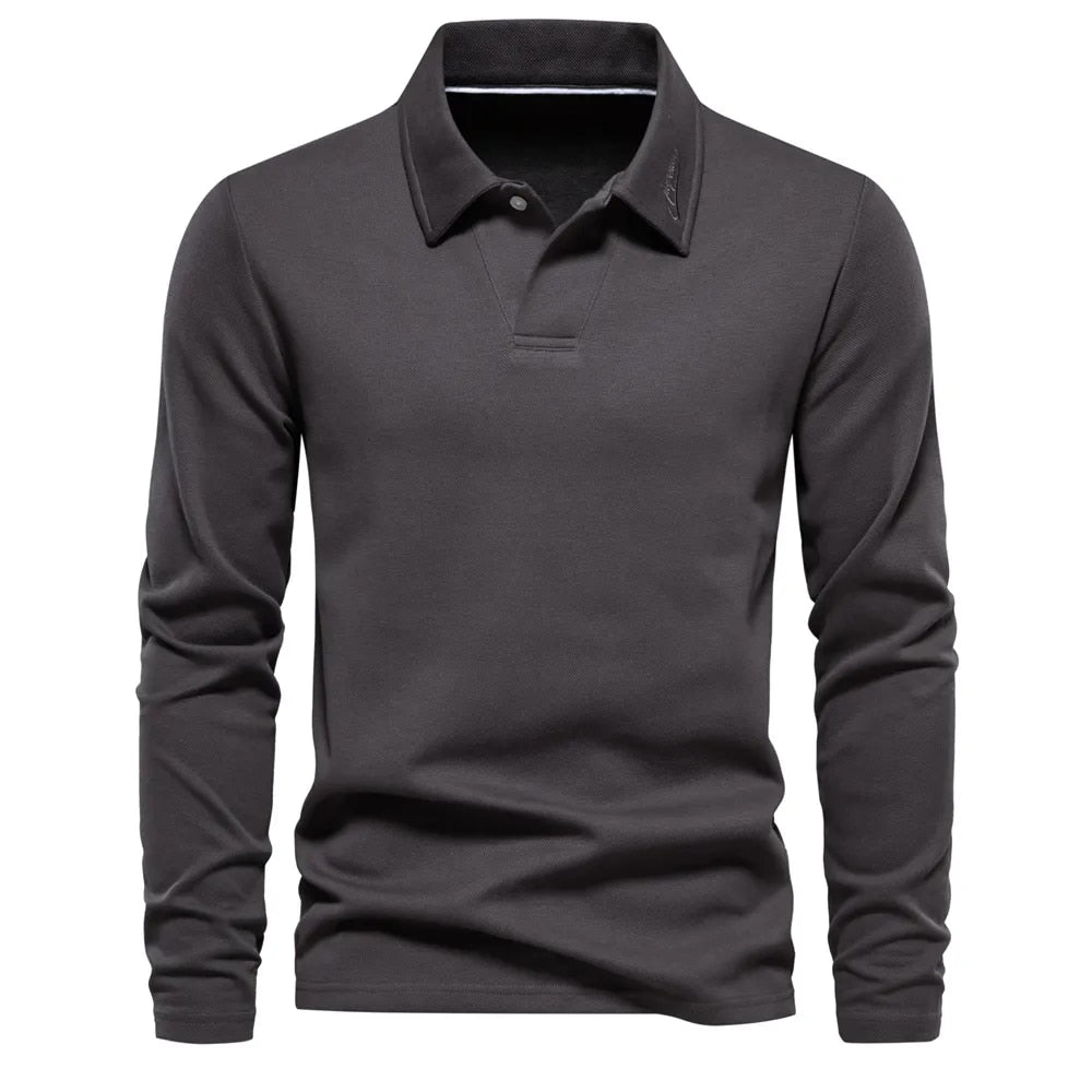 COMFORT STYLISH LONGSLEEVE POLO