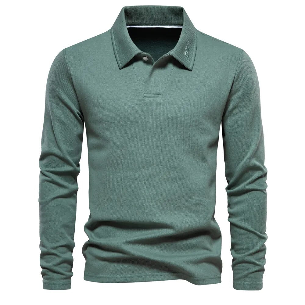 COMFORT STYLISH LONGSLEEVE POLO