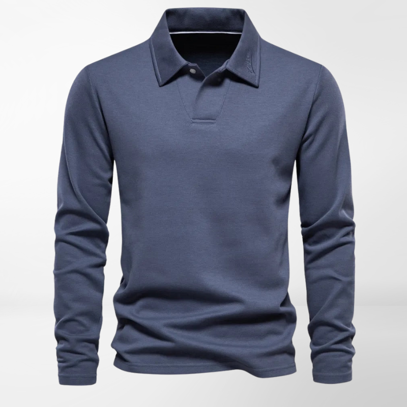 COMFORT STYLISH LONGSLEEVE POLO