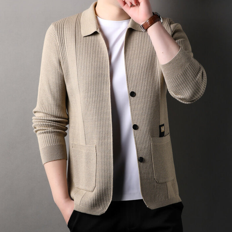 ELEGANT MEN´S KNITTED CARDIGAN