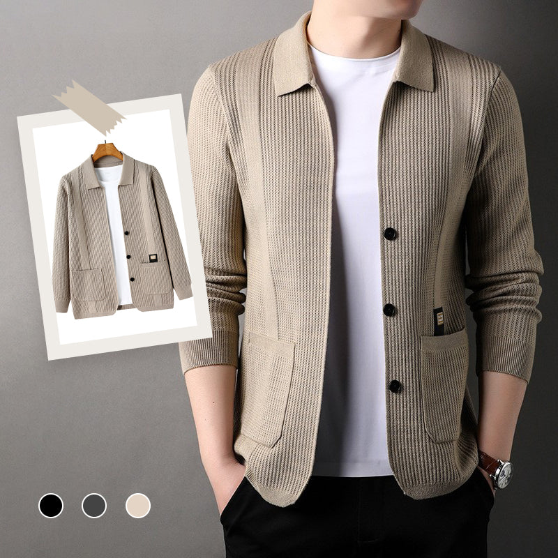 ELEGANT MEN´S KNITTED CARDIGAN