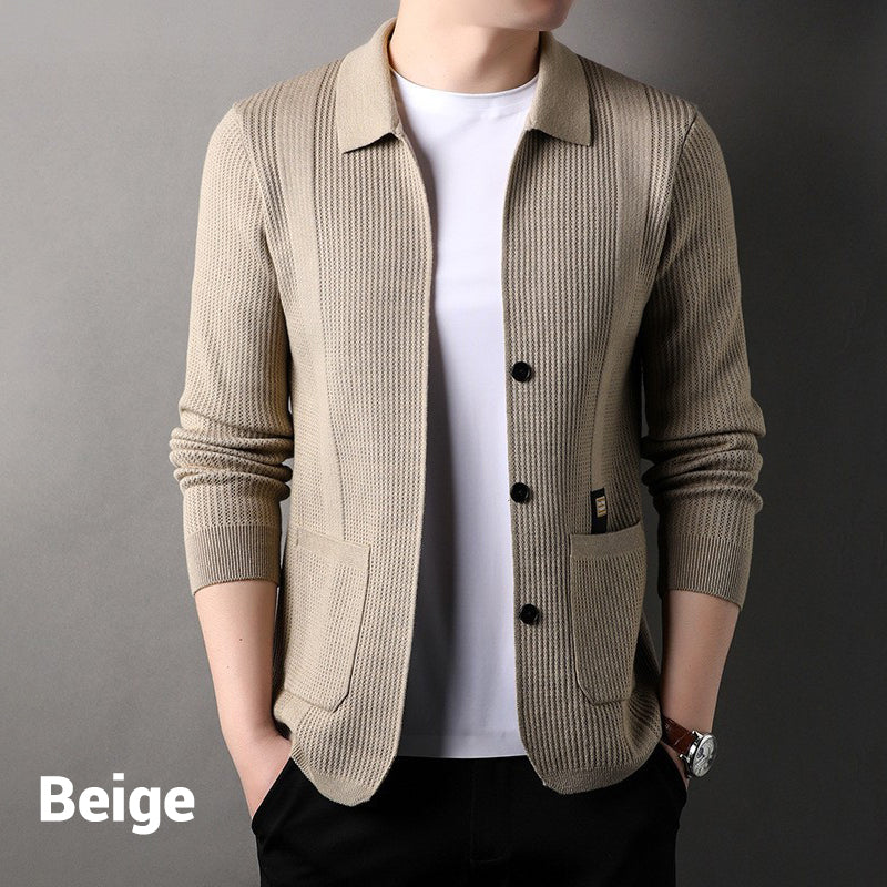 ELEGANT MEN´S KNITTED CARDIGAN