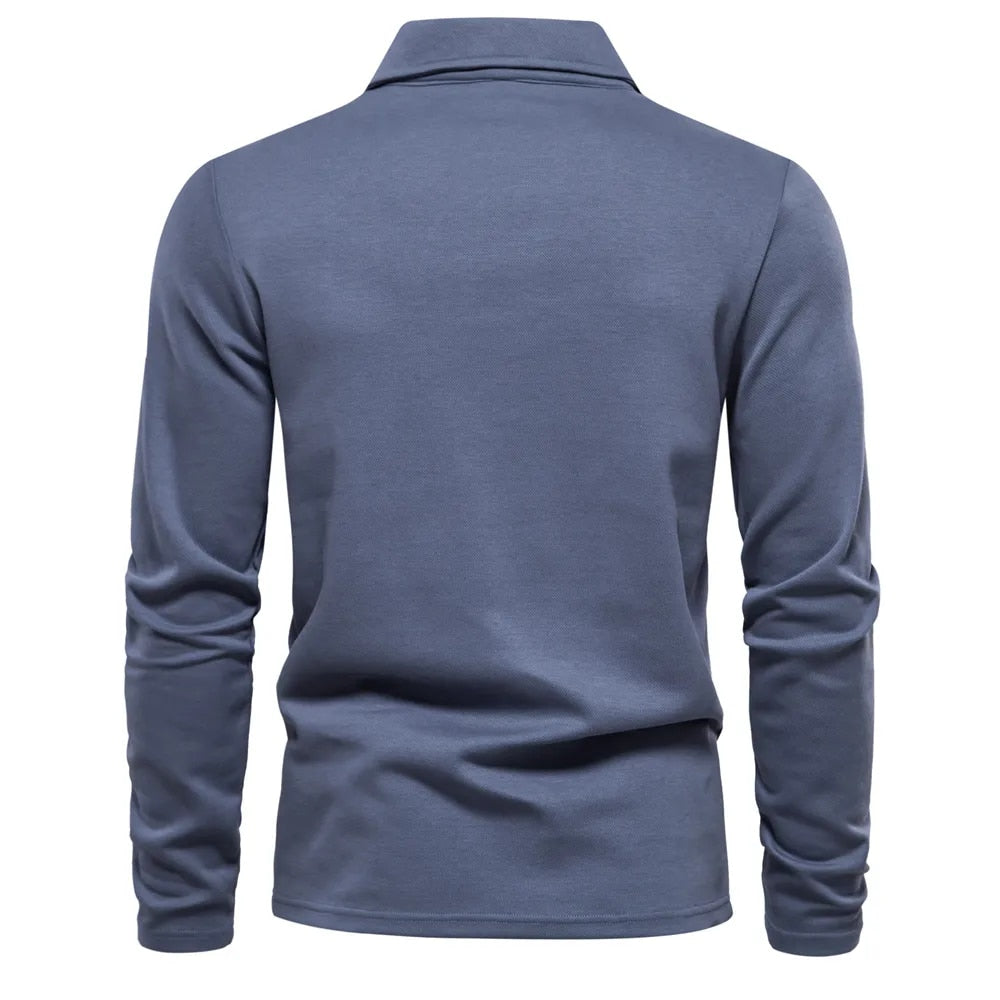 COMFORT STYLISH LONGSLEEVE POLO