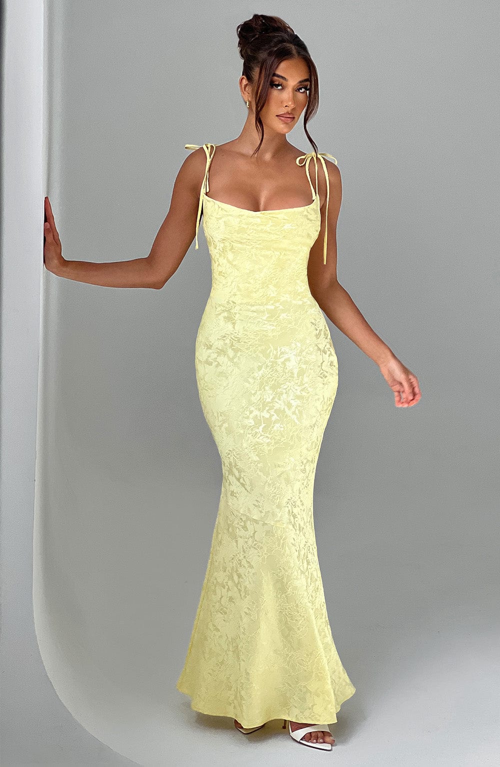 WHITNEY MAXI DRESS - LEMON